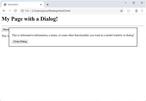 Simple Guide to HTML Dialog Element | HTML Goodies