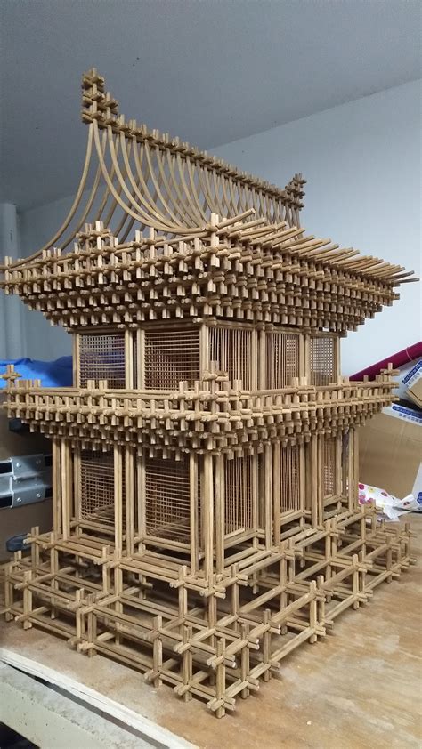 瑶族民居房模型
