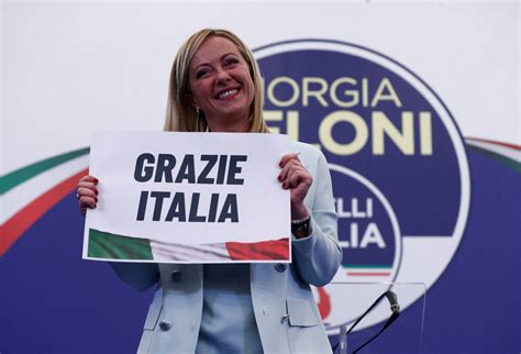 意大利右翼联盟宣布胜选，出口民调得票率超40%_乔治娅·梅洛尼_政党_时间