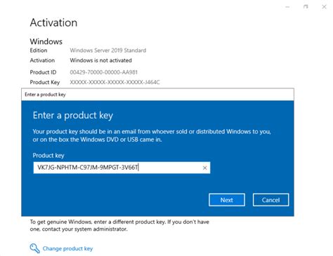 Ключ продукта Windows Server 2019 Бесплатно - RU Atsit