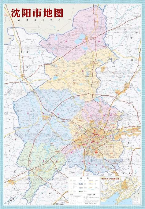 辽宁省沈阳市地图-沈阳市区地图