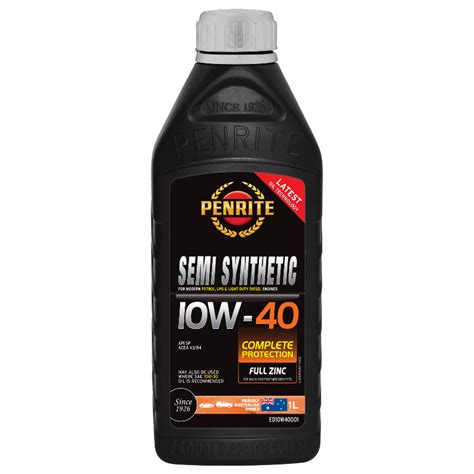 Penrite Semi Synthetic 10W40 Engine Oil - 1 Litre — A1 Autoparts Niddrie