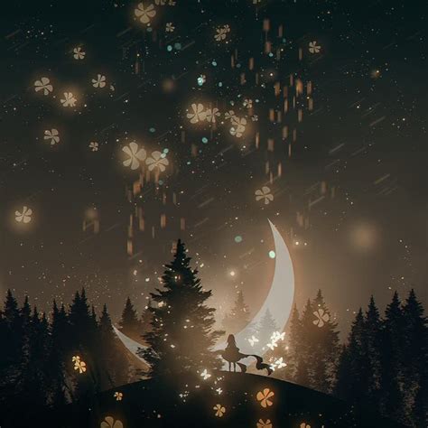 夜晚非主流头像