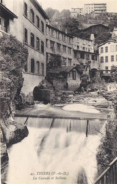 Thiers - Thiers - INSEE 63430 - la cascade et Salliens. - Carte postale ...