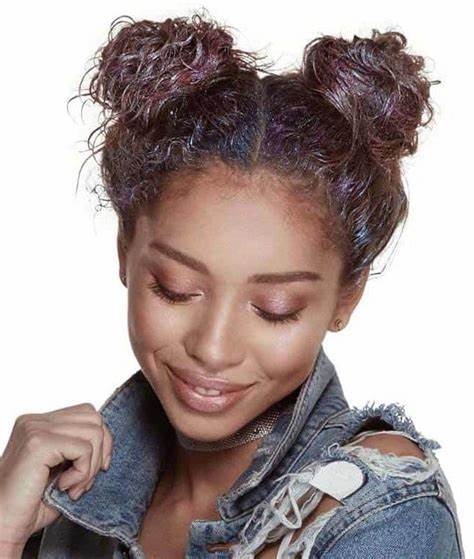 40 Quick & Easy Space Bun Hairstyles For A Trendy Look – HairstyleCamp