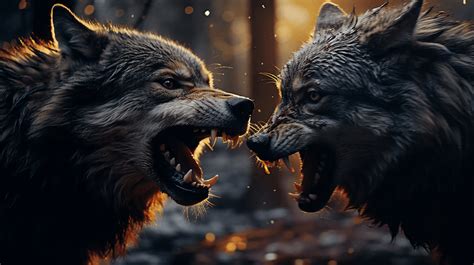 狼圈新一轮地位争霸，养狼人不敢干预狼群打架，呲牙咧嘴场面吓人