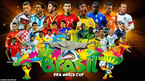 2014年巴西世界杯足球宽屏壁纸_我爱桌面网提供