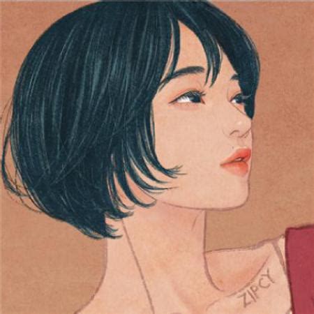 情侣头像彩绘非主流
