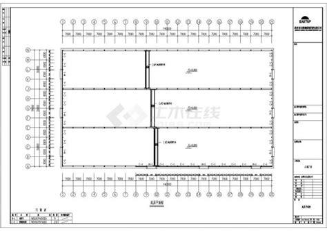 某公司钢结构厂房建筑结构方案图