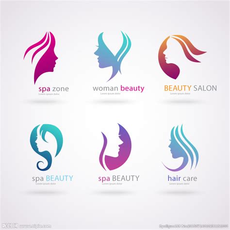 美容美发行业的logo设计|平面|Logo|吕文博 - 原创作品 - 站酷 (ZCOOL)