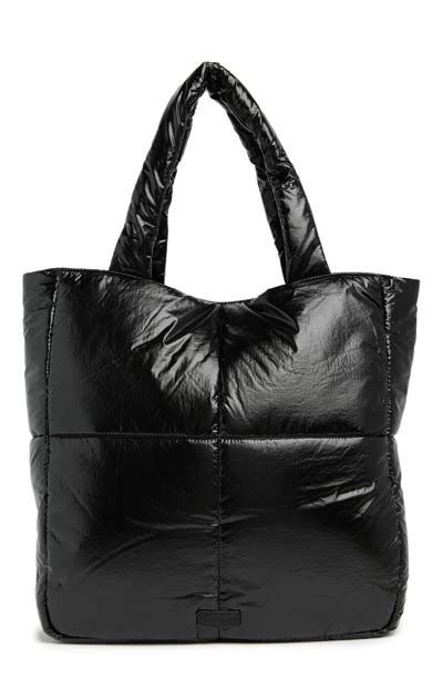 Circus By Sam Edelman Gwen Quilted Puffer Tote Bag In Black | ModeSens