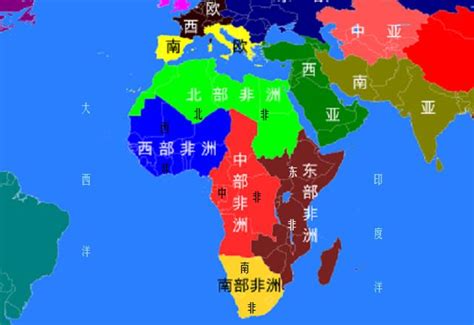 北非地图图片