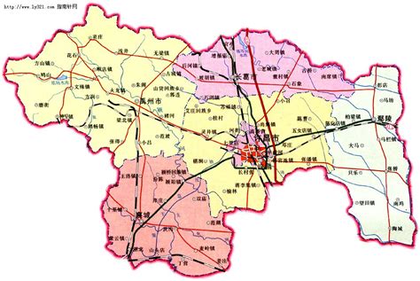 8张地形图，快速了解河南省许昌各市辖区县市_主要景点