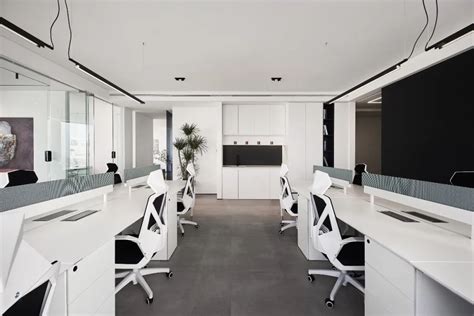 郑州200平办公室装修-时尚极简风小型办公室设计案例 - 金博大建筑装饰集团公司