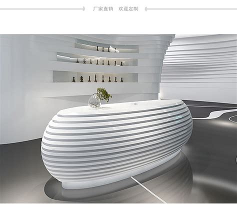 玻璃钢创意异形前台桌服务台吧台 - 深圳市巧工坊工艺饰品有限公司