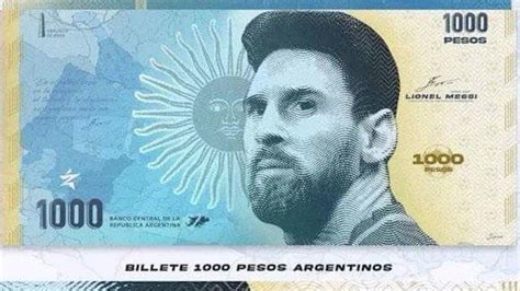 外媒：阿根廷央行考虑发行梅西纪念钞，面值1000比索象征10号传奇|莱昂内尔·梅西|阿根廷_新浪新闻