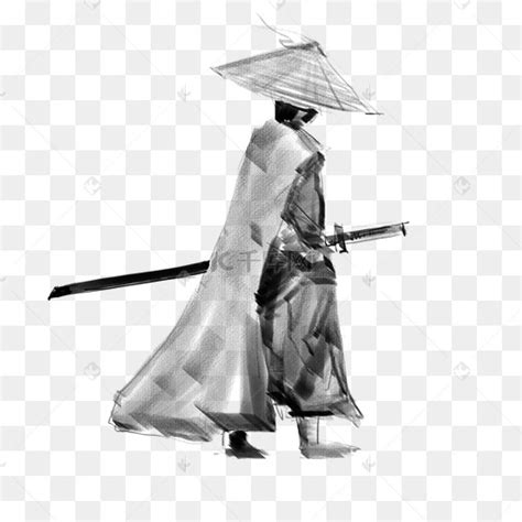 卡通非主流剑客头像