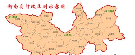 湖南衡阳下辖的12个行政区域一览