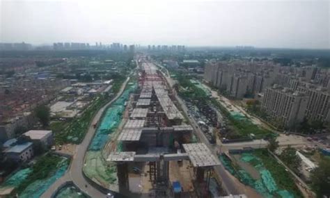 郑州四环高架主线正式进入试通车阶段_中国网