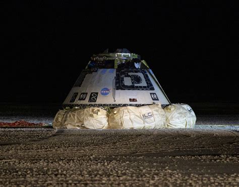 波音测试飞船成功在美沙漠着陆 完成首次太空之旅_业界_科技快报_砍柴网