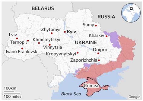 乌克兰政区图高清(俄军打到哪里了地图) - 誉云网络