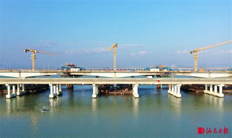 国内首条公铁同层跨海大桥，有望年底通车！