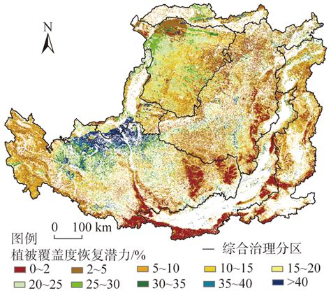2000—2016年黄土高原不同土地覆盖类型植被NDVI时空变化