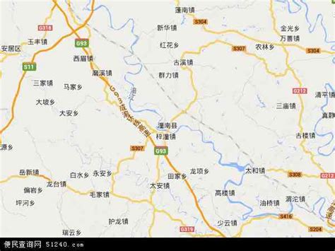 潼南县地图 - 潼南县卫星地图 - 潼南县高清航拍地图