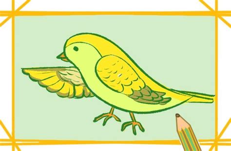学画简笔画，彩色振翅小鸟 - 有点网 - 好手艺