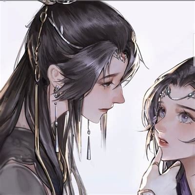 古风头像宠溺扎头发女生