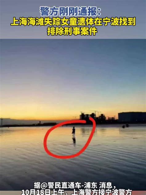 警方刚刚通报：上海海滩失踪女童遗体在宁波找到|失踪|上海市|宁波市_新浪新闻