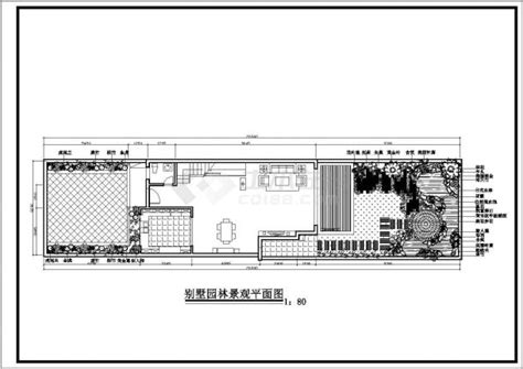 舟山市某村镇私人高档别墅内部园林景观平面设计CAD图纸（6套方案）_园林建筑_土木在线