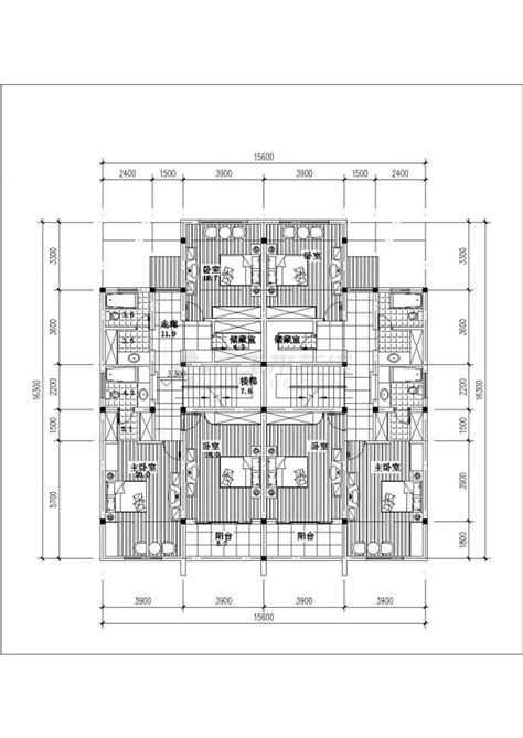 占地90平米三层砖混结构单体别墅平立剖面设计CAD图纸（含效果图）_居住建筑_土木在线