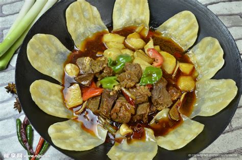 地锅鸡贴饼,中国菜系,食品餐饮,摄影,汇图网www.huitu.com