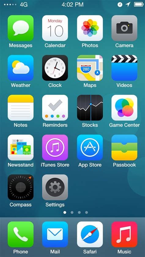 重新设计的iOS 7 UI界面设计欣赏 | 设计达人