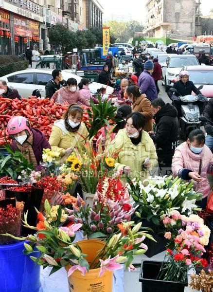 安徽铜陵：节前市场年味浓-人民图片网