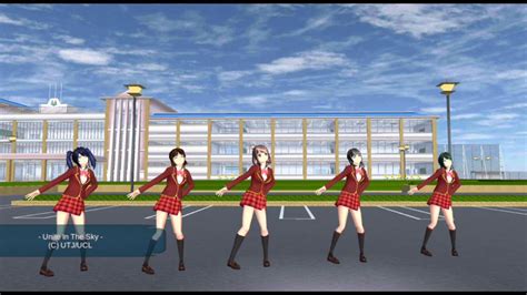 樱花校园模拟器：大家的舞蹈功底都这么好，校庆的表演稳了_腾讯视频
