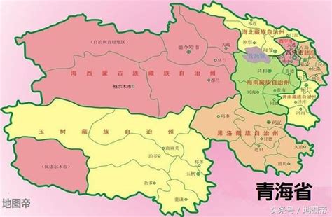 海西州地图图片