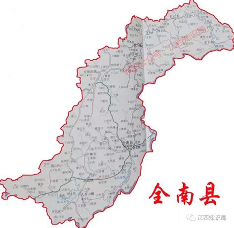 赣州十八县地图图片