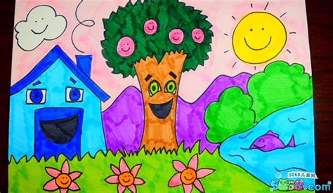儿童绘画,三年级绘画,小学画_大山谷图库