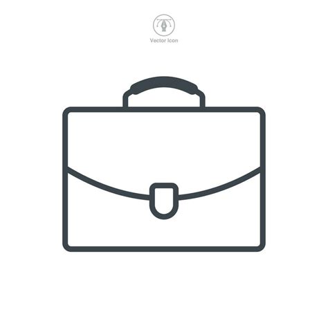 briefcase icon symbol template for graphic and web design collection ...