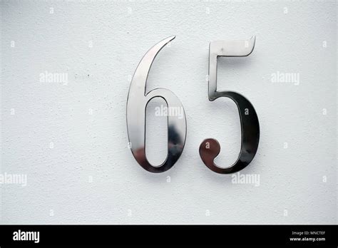 Number 65 High Resolution Stock Photography and Images - Alamy