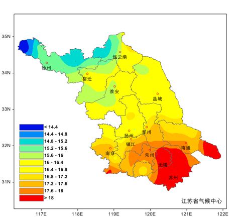 2020年江苏省各城市气候统计：平均气温及降水量_地区宏观数据频道-华经情报网