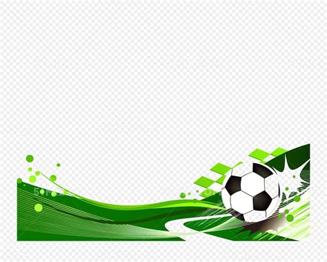 绿色草地上踢足球元素背景图背景图片素材免费下载_熊猫办公