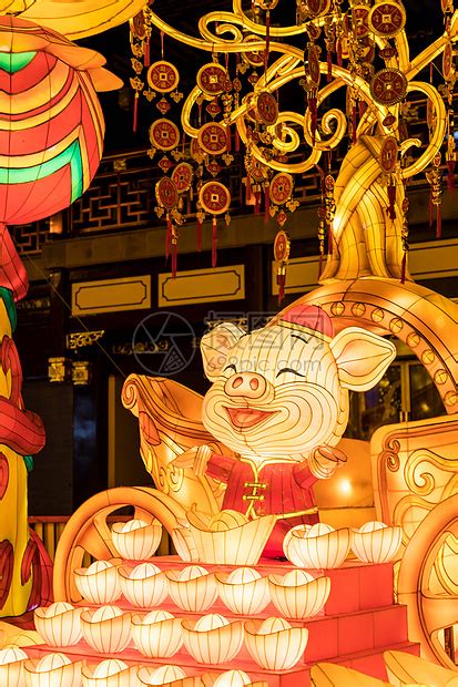上海城隍庙元宵灯会高清图片下载-正版图片500829621-摄图网