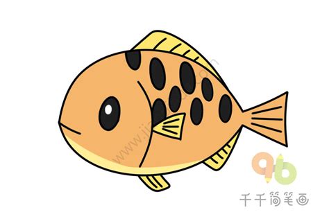 海洋动物小鱼简笔画图片大全 儿童简笔画_海洋动物