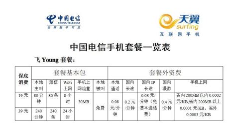 2023中国电信资费套餐一览表-有卡网