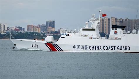 中国首艘056版海警船入列广东支队 装备有舰炮_手机凤凰网