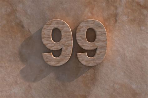grunge number 99 logo icon. Vintage design for business and company in ...