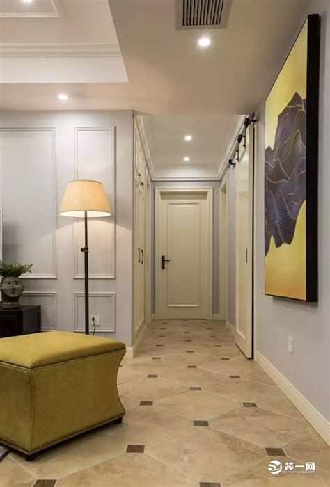 家庭装修走廊地砖铺贴效果图 – 设计本装修效果图